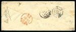 Stamp of Great Britain » 1854-1900 Postal History of the Perforated Line Engraved and Surface Printed Issues 1860 (Dec 20) Envelope from Portsmouth to SYRIA