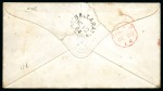 Stamp of Great Britain » 1854-1900 Postal History of the Perforated Line Engraved and Surface Printed Issues 1860 & 1864 Pair of covers to AUSTRALIA