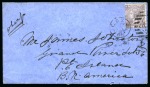 Stamp of Great Britain » 1854-1900 Postal History of the Perforated Line Engraved and Surface Printed Issues 1868 (Apr 11) Envelope to PRINCE EDWARD ISLAND