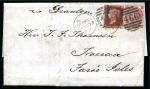 Stamp of Great Britain » 1854-1900 Postal History of the Perforated Line Engraved and Surface Printed Issues 1873 (Aug 18) Entire to the FAROE ISLANDS