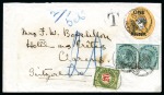 Stamp of India » 1855-1946 De La Rue and later Crown Colony Issues 1899-1901, Two items to Switzerland and taxed upon arrival