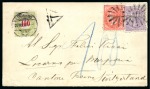 Stamp of Australia » New South Wales 1886 Insufficiently franked cover from Sydney to Locarno/Switzerland