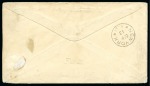 Stamp of United States 1881 Insufficiently franked double-weight cover with 1875 Zachary Taylor 5c blue