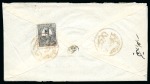 Stamp of Persia » 1876-1896 Nasr ed-Din Shah Issues Two covers with RAFSANJAN native cancels