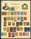 Stamp of Large Lots and Collections 1843-93, Mostly used collection in an old and elaborate Schaubeck album