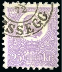 Stamp of Hungary 1871 Issue: Extensive and specialised collection housed
