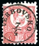 Stamp of Hungary 1871 Issue: Extensive and specialised collection housed