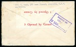 Stamp of Hong Kong 1943 POW printed envelope by the Australia Red Cross to the British Civilian Internment Camp in Stanley