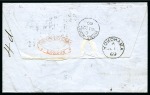 Stamp of Great Britain » 1854-1900 Postal History of the Perforated Line Engraved and Surface Printed Issues 1869 (Oct 8) Wrapper from London to JAPAN