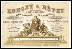 Stamp of Hungary 1871 Engraved 2Kr orange tied by PEST 23/7 71 cds on