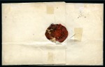 Stamp of Hungary 1871 Engraved 3Kr green together with 1874 Envelope