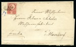 Stamp of Hungary 1871 Engraved 5Kr red tied by 2-line cancel LIPNIK