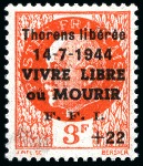 Stamp of France » Libération THORENS la série complète de 4 valeurs, neuf sans