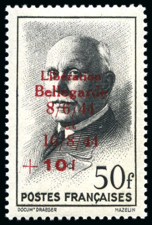 Stamp of France » Libération BELLEGARDE la série complète de 6 valeurs, neuf sans