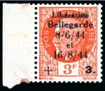 Stamp of France » Libération BELLEGARDE la série complète de 6 valeurs, neuf sans