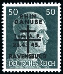 Stamp of France » Libération RAVENSBURG la série de 17 valeurs (n°1 à 19 sauf