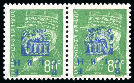 Stamp of France » Libération DECAZEVILLE non émis 80c ver Type I et type II se-tenant