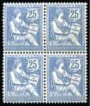 Stamp of France » Collections 1900-1942, collection au début oblitérée mais tout