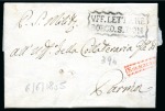 Stamp of Italy » Italy and Areas Collections and Lots 1803-1810 Napoleonic Mail: Attractive group of eight entires