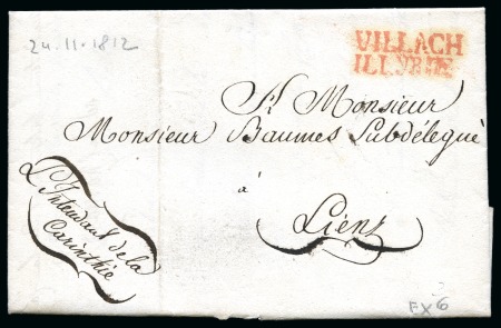 Stamp of France » Collections 1803-1824 ARMEE DE ILLYRIE, Collection montée sur