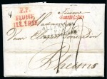Stamp of France » Collections 1803-1824 ARMEE DE ILLYRIE, Collection montée sur