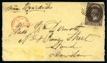 Stamp of Ceylon » 1861-72 Postal History 1864-71, Group of three covers with different rates