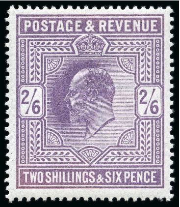 Stamp of Great Britain » King Edward VII » 1911-13 Somerset House Issues 1911-13 Somerset House 2s6d dull greyish purple mint nh