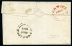 Stamp of Great Britain » 1840 1d Black and 1d Red plates 1a to 11 1841 (Mar 27) Wrapper from Cambridge to Norwich with 1840 1d Black pl.10 NC