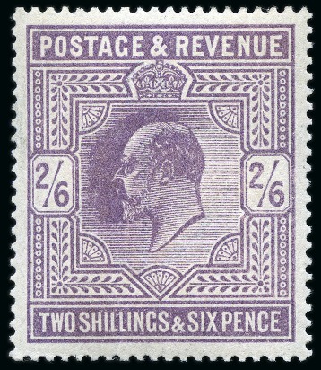 Stamp of Great Britain » King Edward VII » 1911-13 Somerset House Issues 1911-13 Somerset House 2s6d dull greyish purple mint nh
