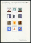 Stamp of Ceylon » 1872 Cents Issues Onwards 1957 Courvoisier archive colour separation proofs (63) for the 1958-62 'Redrawn inscriptions' definitive set 