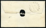 Stamp of Great Britain » 1840 1d Black and 1d Red plates 1a to 11 1841 (Mar 12) Wrapper from Keswick to Carlisle with 1840 1d black pl.5 NG, good to large margins, tied by crisp black MC