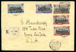 Stamp of Egypt » Commemoratives 1933 International Railway Congress (4.3) registered cover