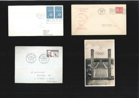 Stamp of Olympics » Collections & Miscellaneous Lots 1932-1964 Olympic Games - cover lot
