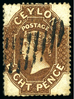 Stamp of Ceylon » 1861-64 Watermark Star 1861-64 Wmk Star issue collection, mostly used