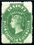 Stamp of Ceylon » 1861-64 Watermark Star 1861-64 Wmk Star issue collection, mostly used