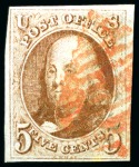 Stamp of United States » Collections 1847-1922, Assembly in two small approval books
