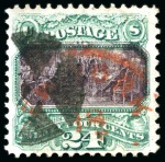 Stamp of United States » Collections 1847-1922, Assembly in two small approval books