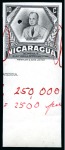 Stamp of Nicaragua 1954 Airmail Capt. Dean L. Ray 10c Black Waterloo printer's