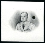 Stamp of Nicaragua 1954 Airmail Capt. Dean L. Ray 10c Black Waterloo printer's