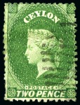Stamp of Ceylon » 1863-66 Watermark Crown CC (23mm high) 1863-66 Wmk CC (taller) collection