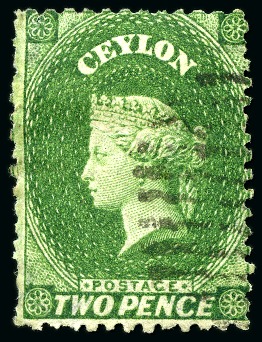 Stamp of Ceylon » 1863-66 Watermark Crown CC (23mm high) 1863-66 Wmk CC (taller) collection