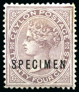 Stamp of Ceylon » Collections 1872-1900, Old-time mint & used collection on 44 album pages