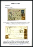 Stamp of France 1899 VENEZUELA : Quatre lettres avec Type SAGE sur