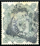 Stamp of Great Britain » Collections 1840-1936, Used collection incl. QV line engraved and high values to £5