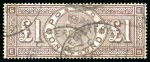 Stamp of Great Britain » Collections 1840-1936, Used collection incl. QV line engraved and high values to £5