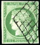 Stamp of France » Collections 1849-1900, stock de pièces sélectionnées