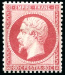Stamp of France » Collections 1849-1900, stock de pièces sélectionnées
