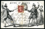 Stamp of Great Britain » Hand Illustrated and Printed Envelopes 1868 (Oct 22) "King O' Scots" printed envelope sent locally in London 