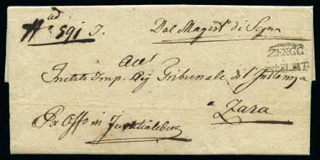 Stamp of Hungary 1722-1844, Collection of 63 pre-stamp covers showing a wide selection of mostly well-struck postmarks