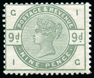 Stamp of Great Britain » Collections 1867-1924, Small selection incl. £5 orange with Specimen